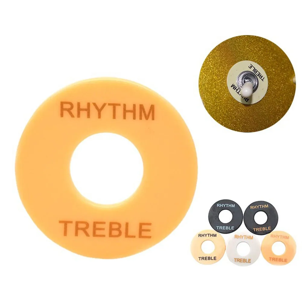 Premium Rhythm/Treble Selector Switch Ring In Classic White Enhance Gibson Les Paul Stylish Rhythm/Treble Selector Switch Plate