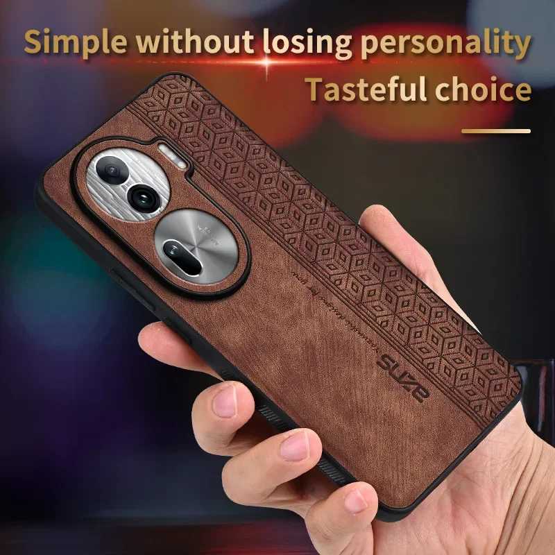 Per Oppo Reno 11 Pro Reno11 Custodia Per Cellulare Antiurto In Pelle Di Lusso Business Elite Per Reno11Pro Custodia Protettiva Per Telefono