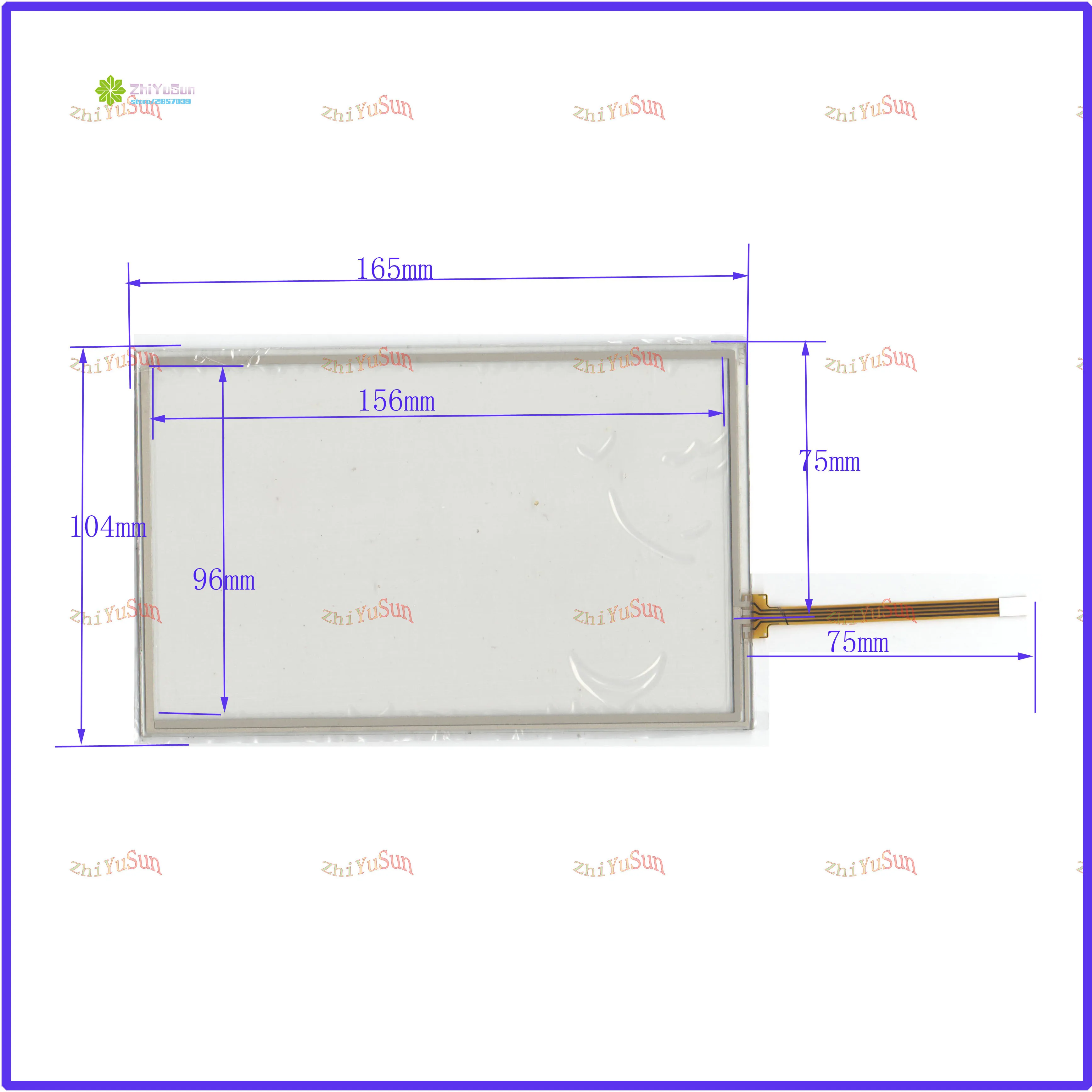 Zhiyusun Per Sinoroot Sr-070 Pannello Imastel Schermo Di Resistenza A 4 Linee Questo È Compatibile Blass Adatto Sr070