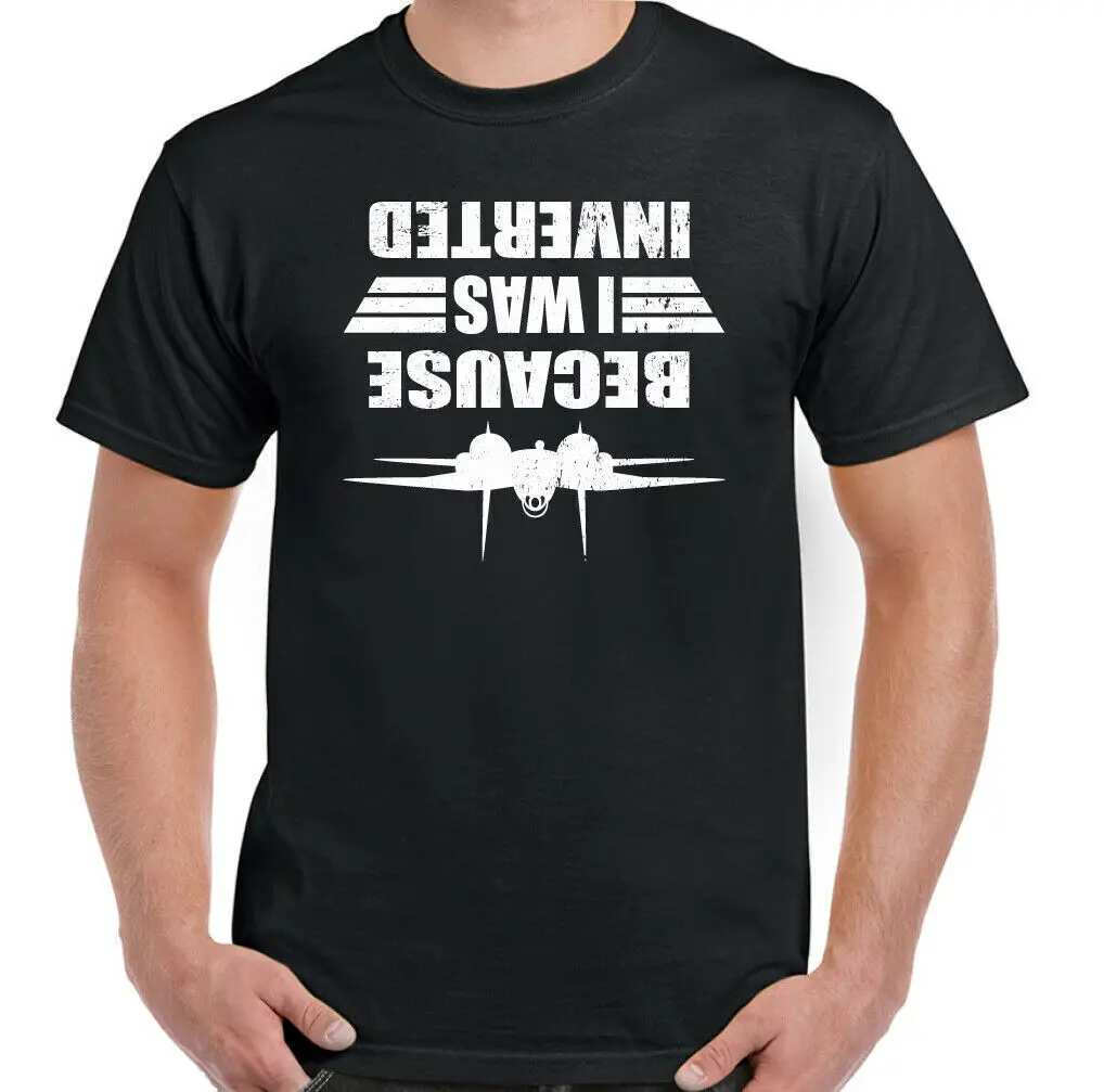Top Gun T-Shirt Perché I Was Invertito Uomo Devitente Film Usa Air Force Cacia