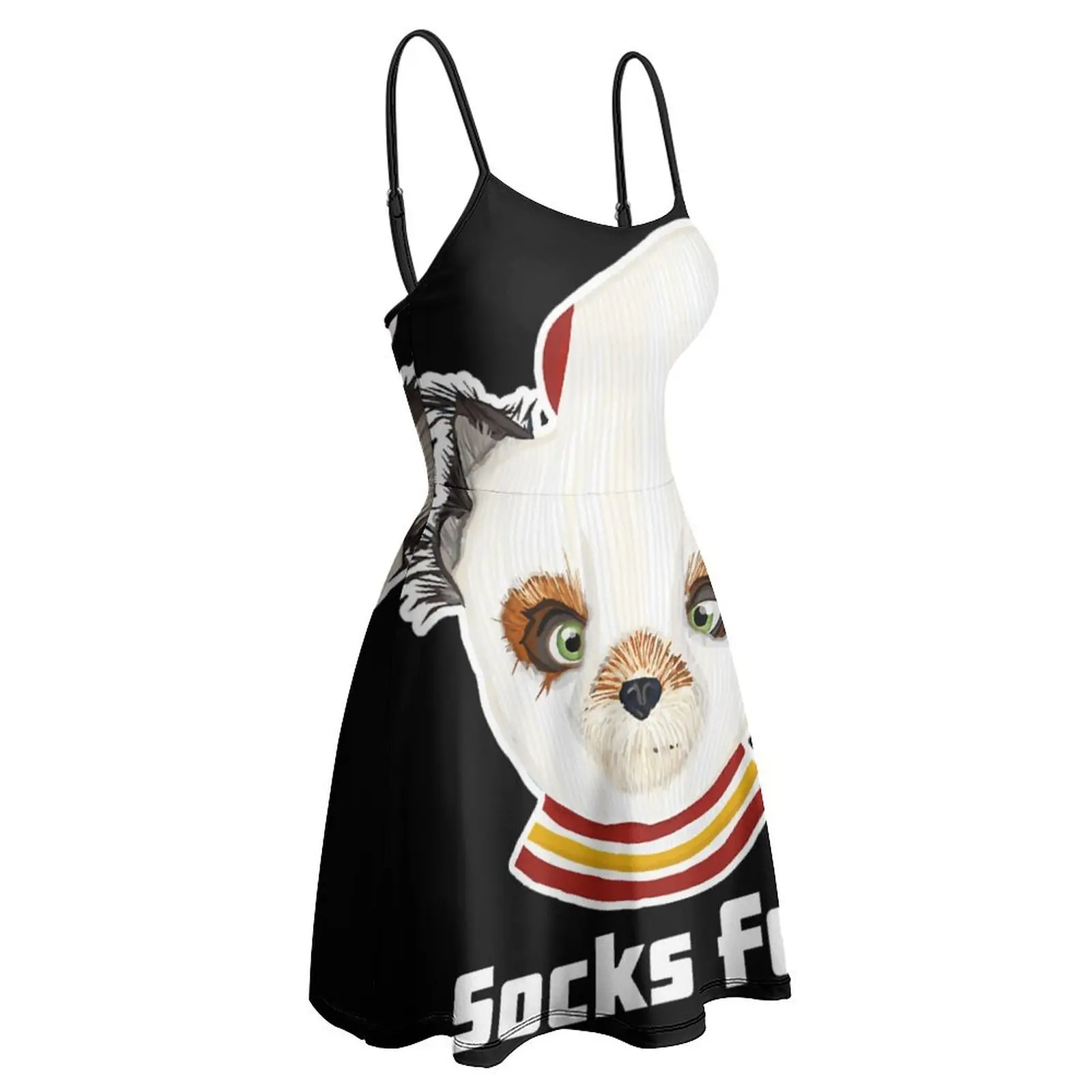 Fantastico Mr Fox Ash Sox Fox Classic Women'S Sling Dress Funny Vintage Bretella Dress Abbigliamento Donna Esotica Di Alta Qualità Vaca