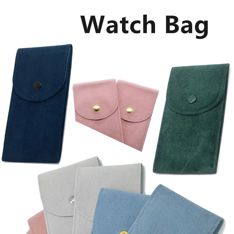 Borsa Regalo Per Orologio Borsa In Flanella Di Velluto Borsa Per Bracciale Borsa Per Orologio Universale Per Rolex Omega Iwc Cartier Casio Watch Packa