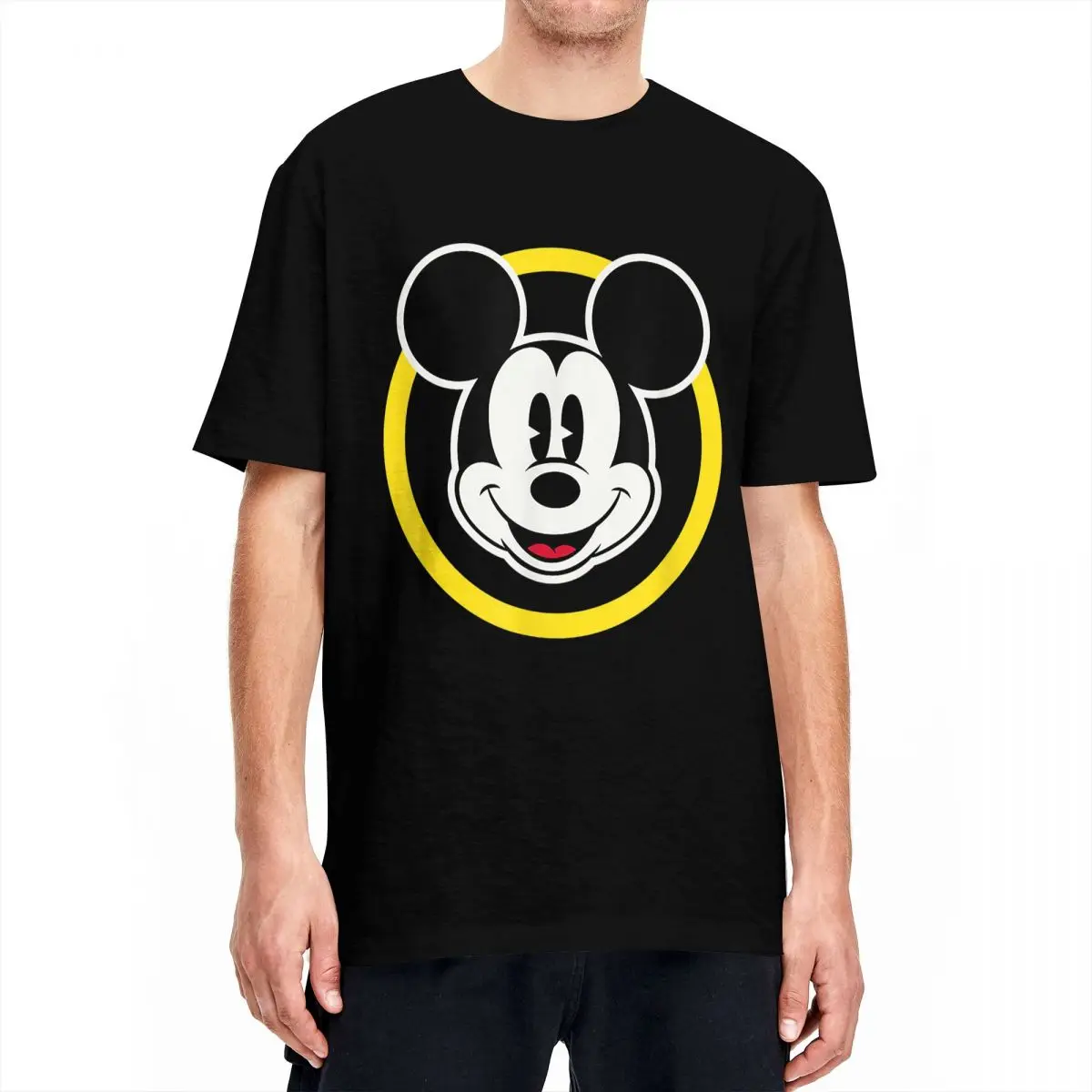 Forever Mickey Mouse T-Shirt Uomo Donna Girocollo T-Shirt In Cotone Cartoon Manica Corta T-Shirt Abbigliamento Estivo