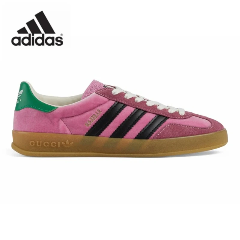 Adidas Originals X Gucci Gazelle Scarpe Da Donna Co Branded Classic Low Top Casual Board Shoes Sneakers