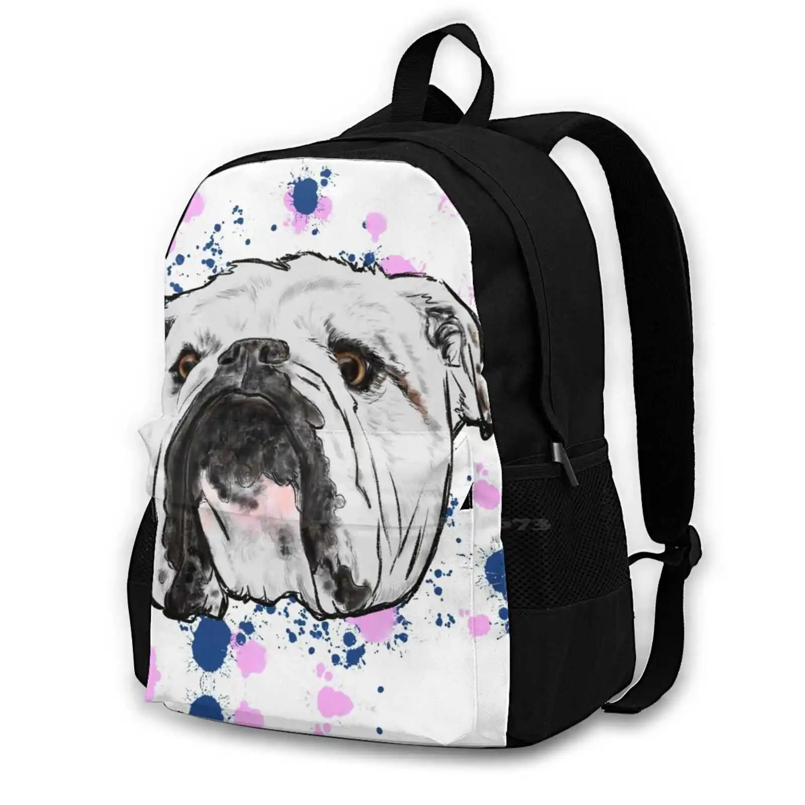 Franklin Zaini Per Uomo Donna Adolescenti Ragazze Borse Bulldog Bulldog Inglese Cane Pet Bully