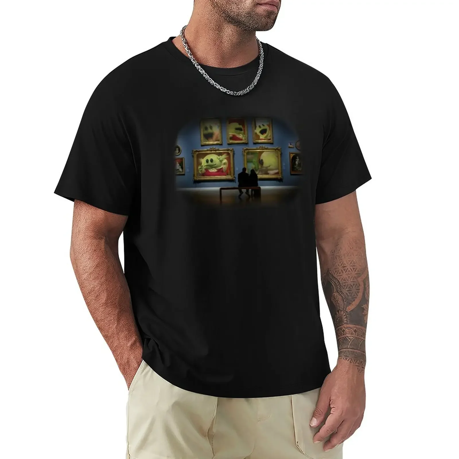 The National Museum Of Peepo T-Shirt Oversize Sports Fans Designer T Shirt Men