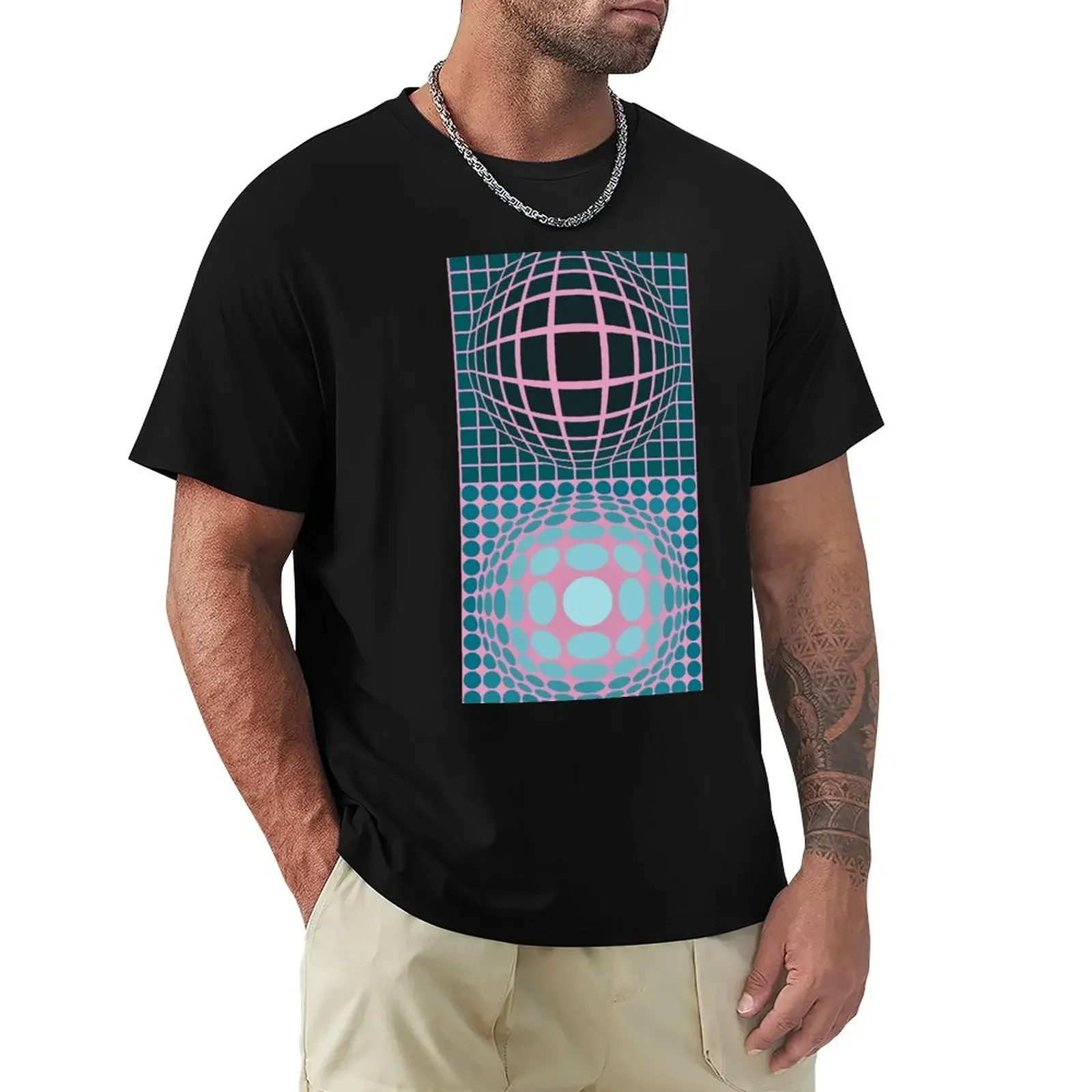 T-Shirt Vasarely Museum #5 Magliette Personalizzate Progetta La Tua Maglietta Nuova Edizione T-Shirt Per Magliette Divertenti Da Uomo Ragazzo