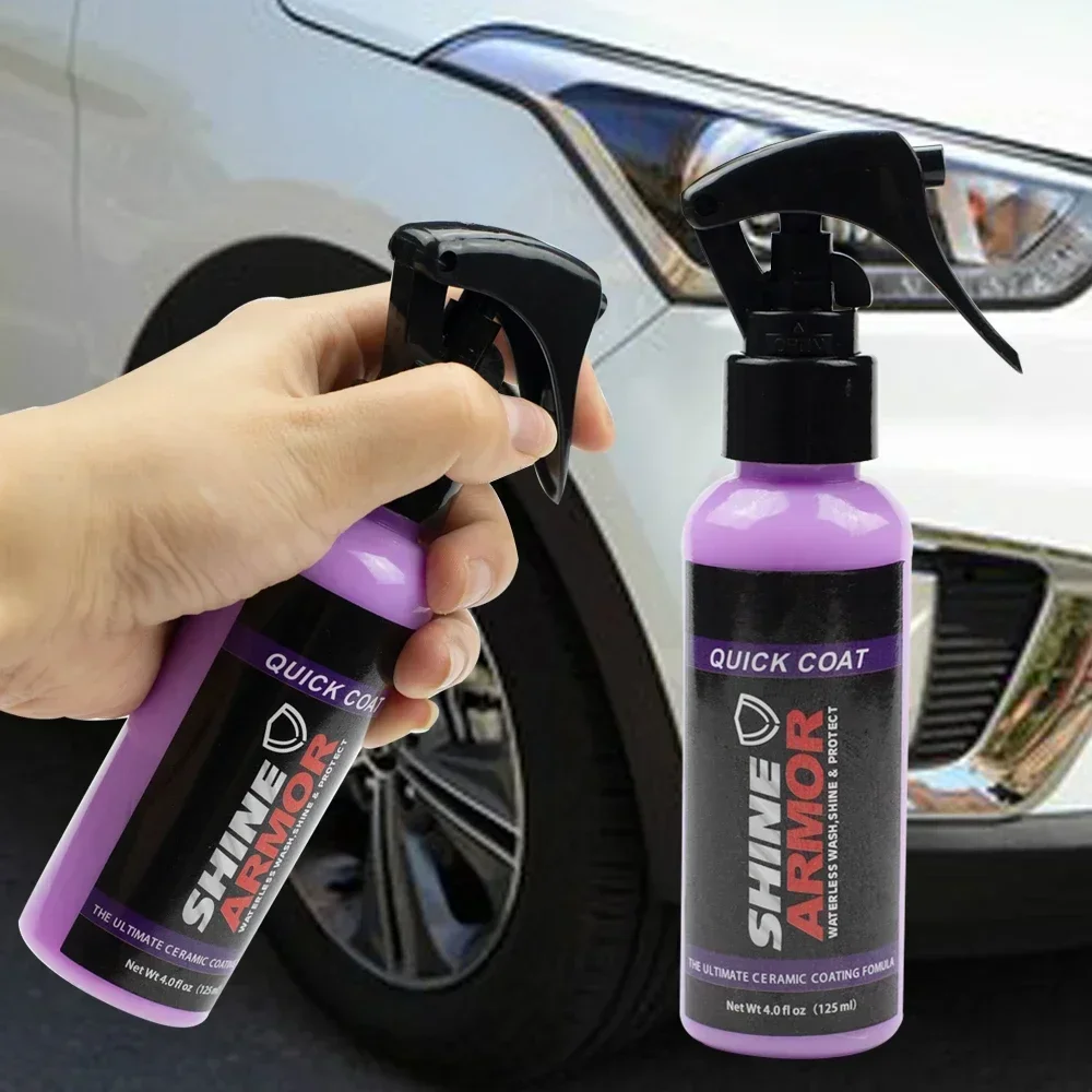 125Ml Nano Ceramic Car Wash Rivestimento Lucidatura Spruzzatura Fortify Quick Coat Polish Sealer Shine Spray Car Nano Ceramic Paint Care