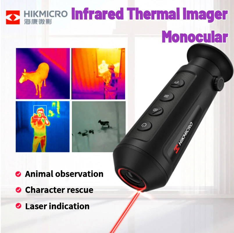 Hikmicro Rilevatore Monoculare Per Immagini Termiche Le15 Termocamera Termocamera Portatile Proiettore A Induzione Termica