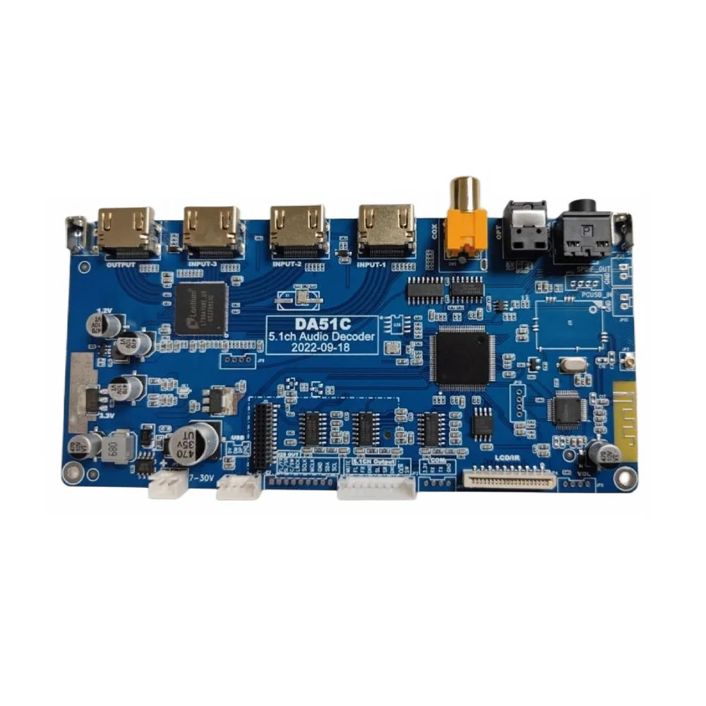 Dts Ac3 5.1 Scheda Di Decodifica Audio Convertitore Pcba Dac 4K Estrattore Digitale Spdif Audio Usb Theatre Bt Dsd Riproduzione Lossless