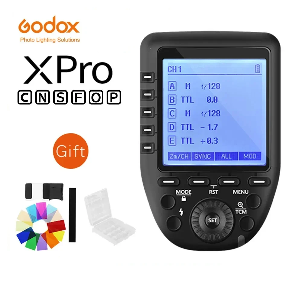 Godox Xpro Trigger Xpro-C Xpro-N Xpro-S Xpro-F Xpro-O Xpro-P Trasmettitore Wireless Ttl Per Canon Nikon Sony Fuji Olympus Pentax