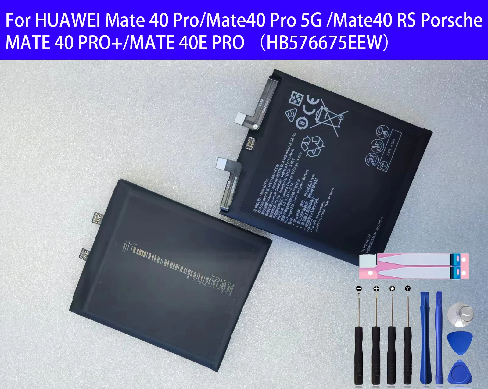 100% Nuova Batteria Di Ricambio Originale Muslimper Huawei Mate 40 Pro/Mate40 Pro 5G /Mate40 Rs Porsche/Mate 40 Pro +/Mate 40E