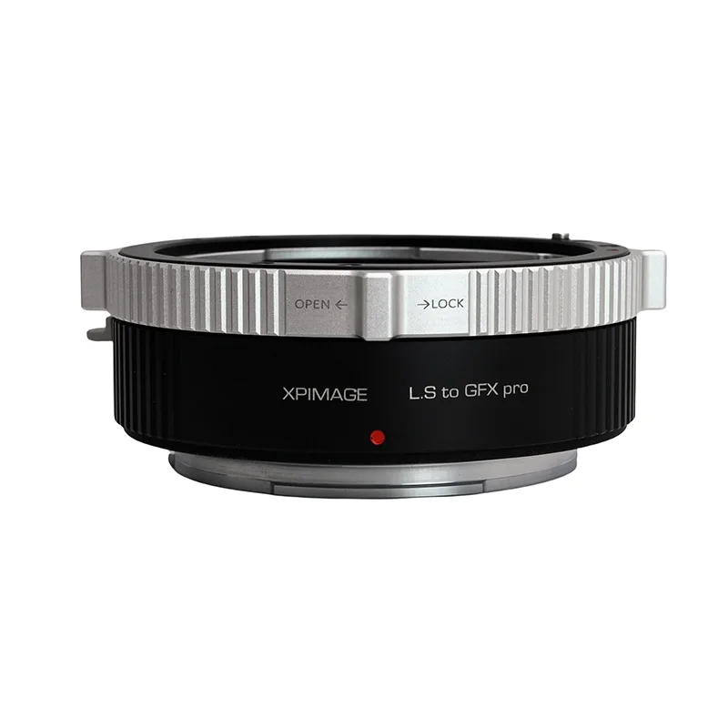 Xpimage Ls-Gfx Adattatore Di Blocco Dell'Obiettivo Con Messa A Fuoco Manuale Per Obiettivo Leica S Per Fotocamera Con Attacco Fujifilm Gfx Gfx100S/Gfx
