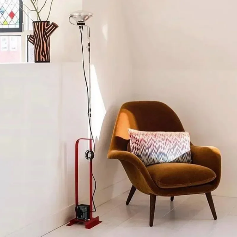 Lampada Da Terra Toio Lampada Da Terra Moderna In Ferro Nero Per Camera Da Letto Soggiorno Ufficio Divano Luce Di Design