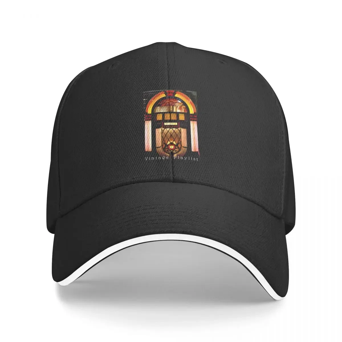 Jukebox Wurlitzer, King Of The Jukeboxes, Berretto Da Baseball Vintage Playlist |-F-|
