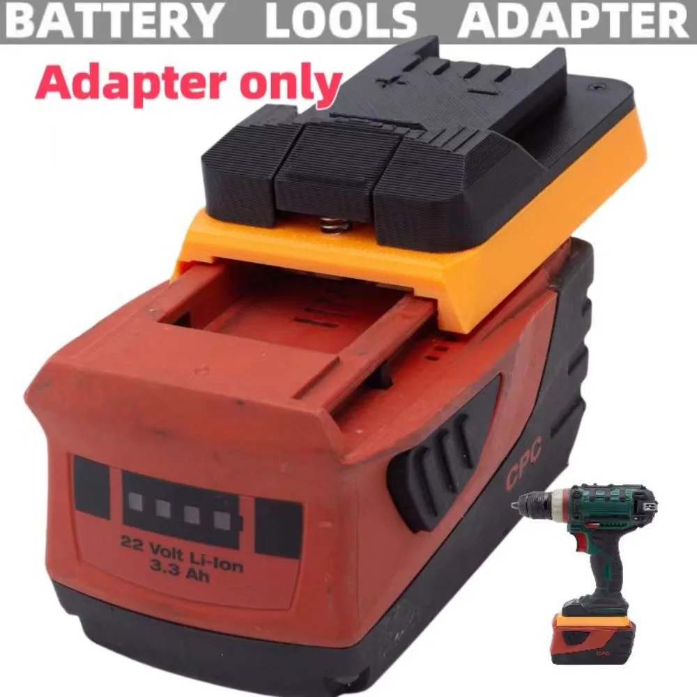 Adattatore Per Accessori Per Trapano Per Utensili Elettrici Per Batteria Hilti 22V Cpc Converti Per Convertitore Lidl Per Strumenti Parkside