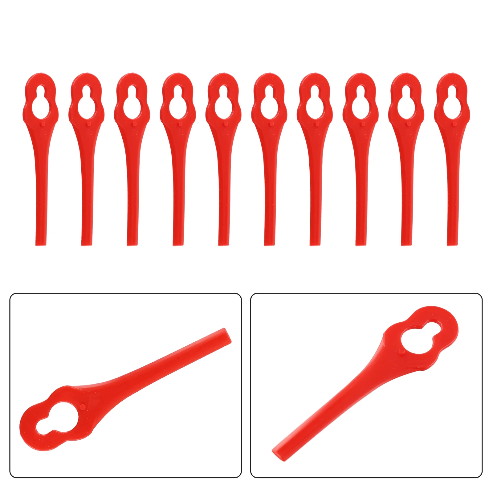 Lame In Plastica Da 40 Pezzi Per Parkside Prta 20-Lia1 Lidl Ian 311046 Attrezzi Per La Riparazione Del Giardino Tosaerba Trimmer Lama Tagliaerba Forni