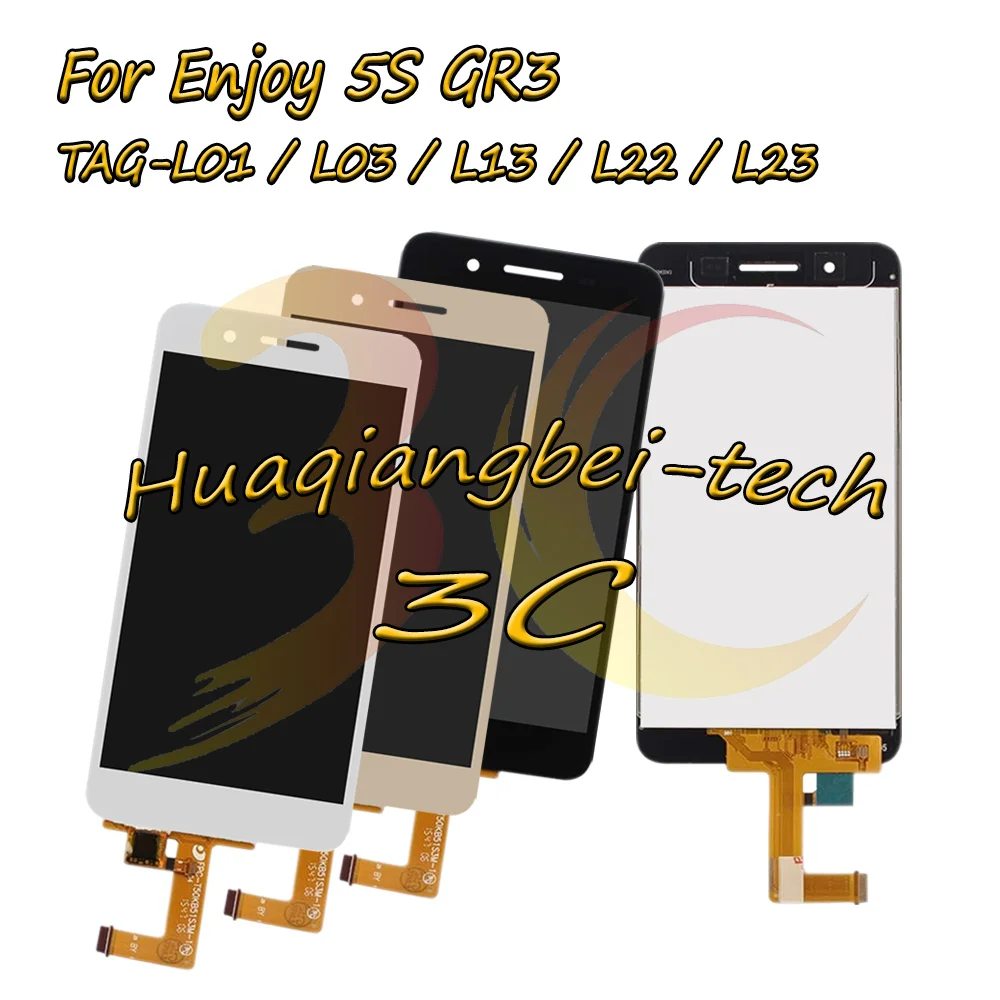 Nuovo 5.0 ''Per Huawei Enjoy 5S Gr3 Tag-L01 Tag-L03 Tag-L13 Tag-L22 Tag-L23 Display Lcd Completo + Gruppo Digitalizzatore Touch Screen