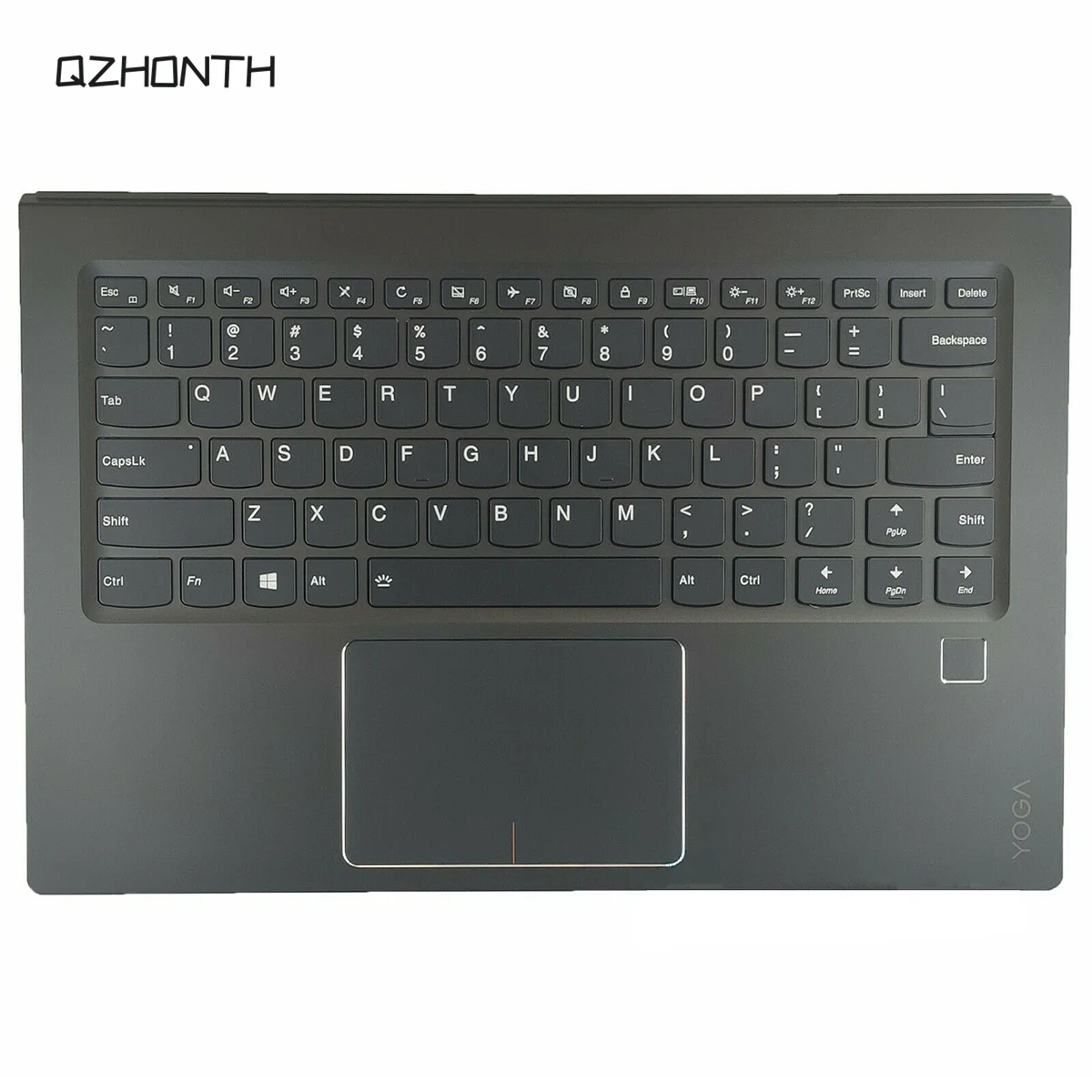 Nuovo Per Lenovo Yoga 910-13 910-13Ikb Palmrest Custodia Superiore Con Tastiera Retroilluminata Touchpad Nero