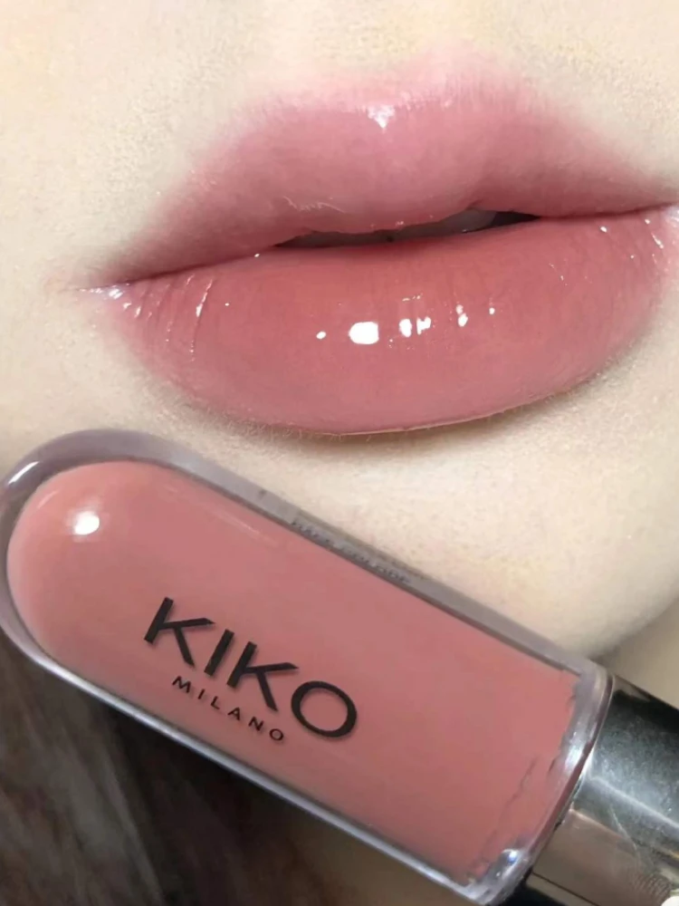 Double Head Mirror Lip Gloss Idratante Trasparente Gloss Cherry Red Gloss Double Touch Lipstick Retro Red Long-Lasting
