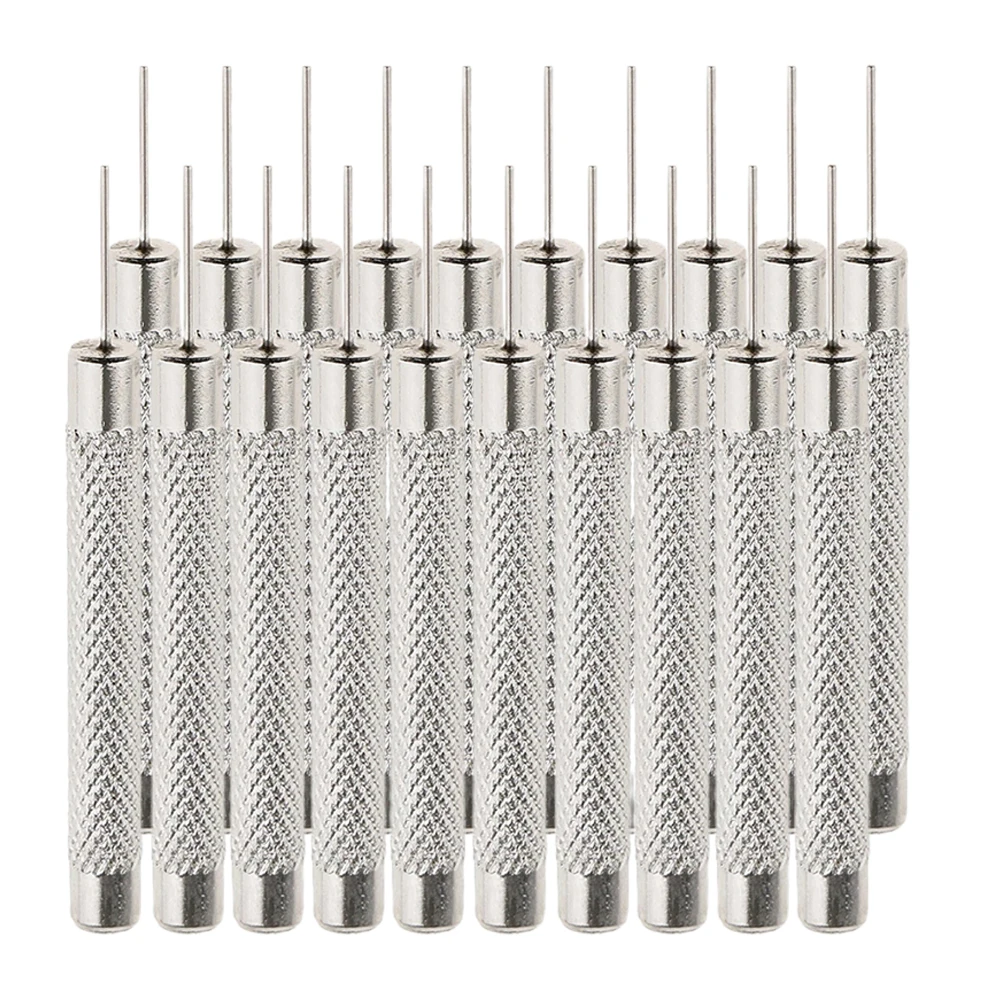 20Pcs Metal Watch Band Repair Tool Remover Orologio Da Polso Spring Pin Ago Bar Pose Limed Pin Removal Tool 51Mm X 0.8Mm