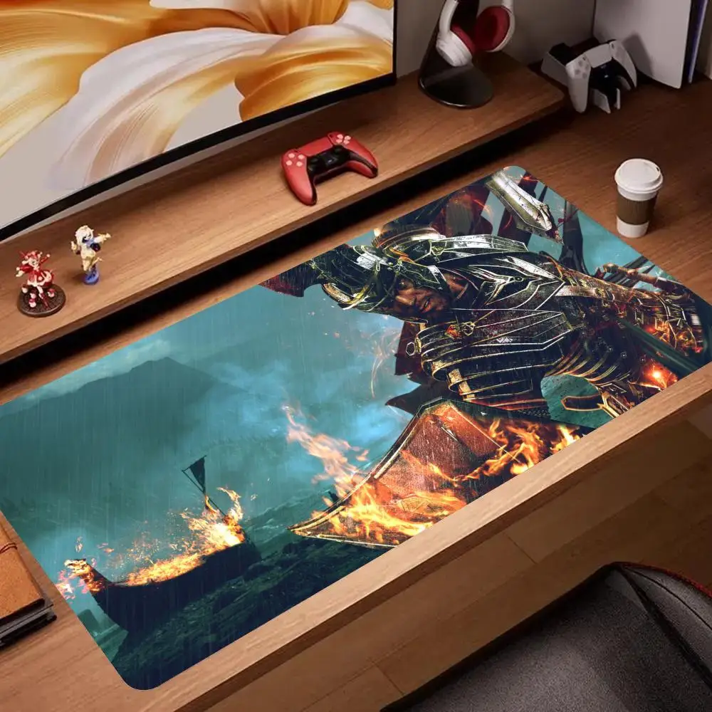 Fashion Action Hack And Slash Game Ryse Son Of Rome Mouse Pad Computer Mouse Pad Gaming Mousepad Desk Accessories Waterproof Keyboard Pu Leather Mouse