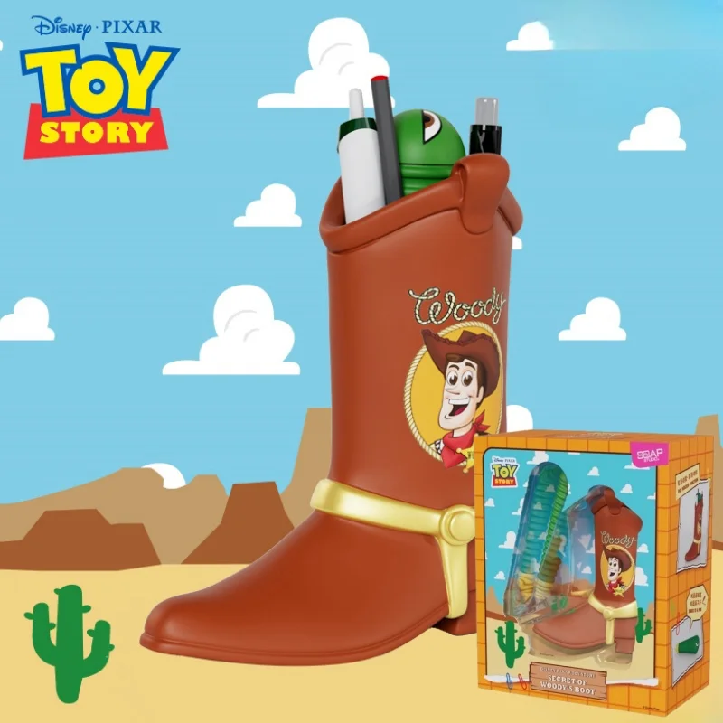 Disney Soap Studio Toy Story Series The Secret Pen Container Of Woody Boots Woody Boot Pen Container Anime Toy Story Gift