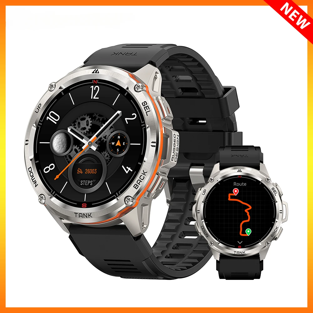 2024 Original Tank T3 Ultra Gps Smartwatch Mens Rugged Smart Watches Donna Orologio Digitale Impermeabile Elettronico Militare