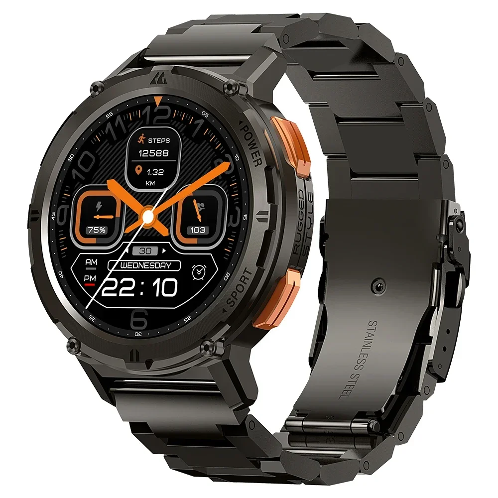 2024 New Tank T2 Smartwatch For Men Amoled Aod For Men Watch Bluetooth Call 5Atm Outdoor Tre Anti-Fitness Super Smartwatch