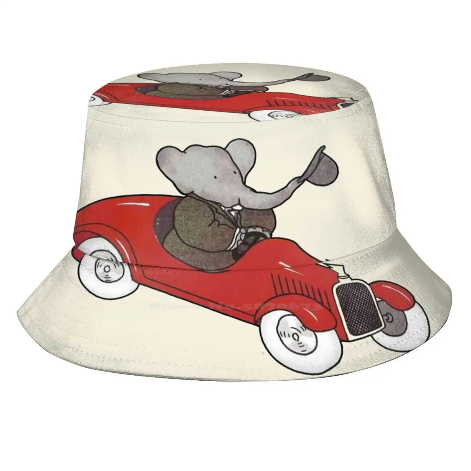 Babar Guida Un'Auto Donna Uomo Cappelli Da Pescatore Cappelli Da Pescatore Babar Il Re Degli Elefanti Babar Babar Babar Babar Babar Il Piccolo