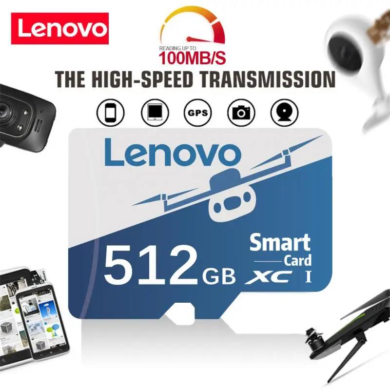 Scheda Di Memoria Lenovo 2Tb U3 V30 Flash Sd Card Extreme Pro Uhs-I Micro Tf Sd Card 512Gb 256Gb 128Gb Per Tablet Nintendo Switch