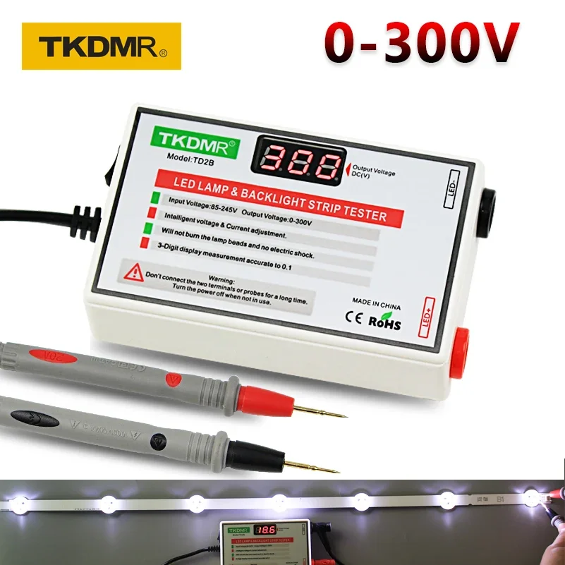 Tkdmr Nuovo Tester Led 0-300V Di Uscita Tv Led Retroilluminazione Tester Multifunzione Led Mette A Nudo Perline Strumento Di Prova Di Misura Strumenti