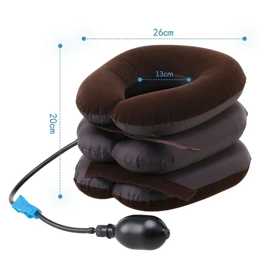 Cuscino Da Viaggio Cervicale Gonfiabile A Forma Di U Rest Neck Soft Airplane Car Head Pillow Air Massage
