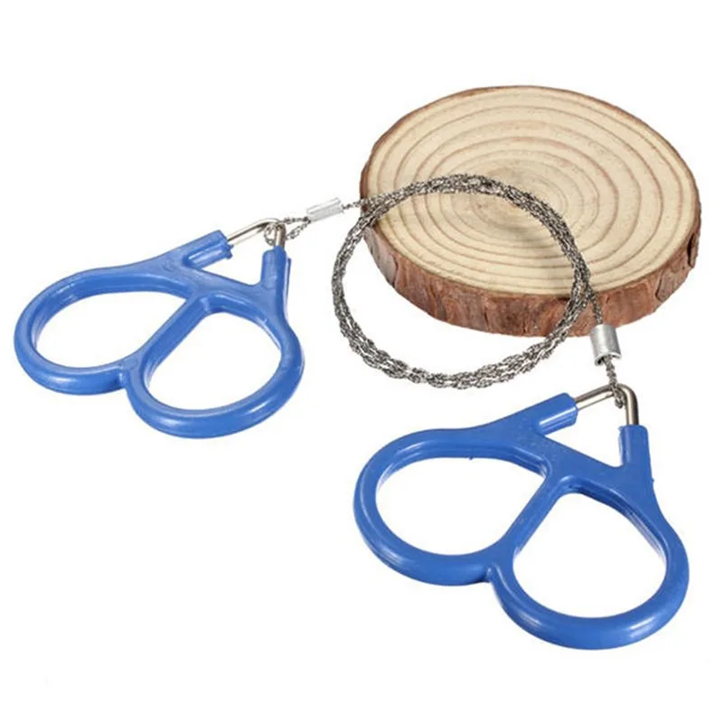 Saw Wire Emergency Survival Gear Outdoor Plastic Steel Ring Scroll Travel Camping Escursionismo Caccia Arrampicata Kit Di Attrezzi Di Sopravvivenza