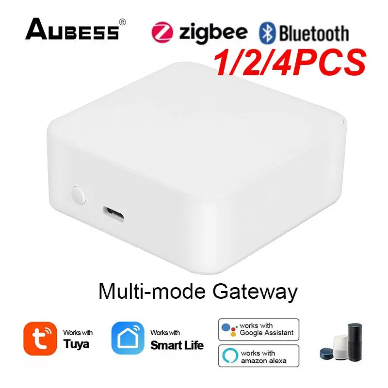 1/2/4Pcs Tuya /Wifi/ Mesh Multi-Mode Smart Gateway Hub Smart Home Bridge Smart Life App Per Alexa