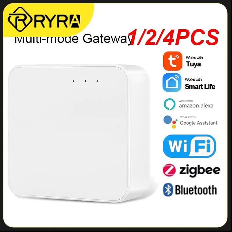 1/2/4Pcs Tuya /Wifi/ Mesh Multi-Mode Smart Gateway Hub Smart Home Bridge Smart Life App Per Alexa