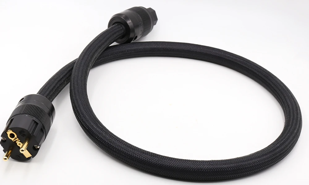 0.5M ~ 3M Hi-End Hi-Fi Furukawa Cavo Di Alimentazione Audio Cavo Schuko Us Iec Plug