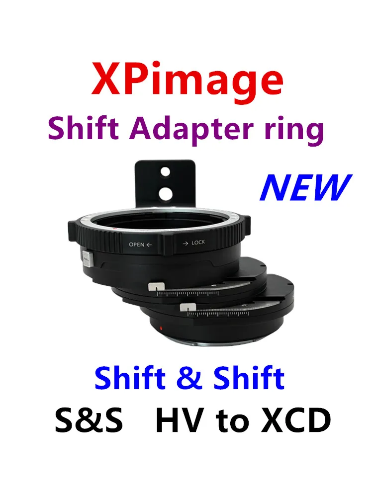 Xpimage Dual Translation Axis-Shift Adapter Ring Per Hasselblad Xcd To Hasselblad V-Mount Lens X1D 50C X2D 100C 907X