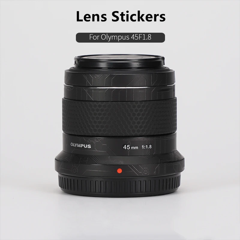 Per Olympus 45 F1.8 Lens Sticker 45 F1.8 Decal Skin Per Olympus M.Zuiko Digital 45Mm F1.8 Lens Protector 45 1.8 Wrap Cover Film