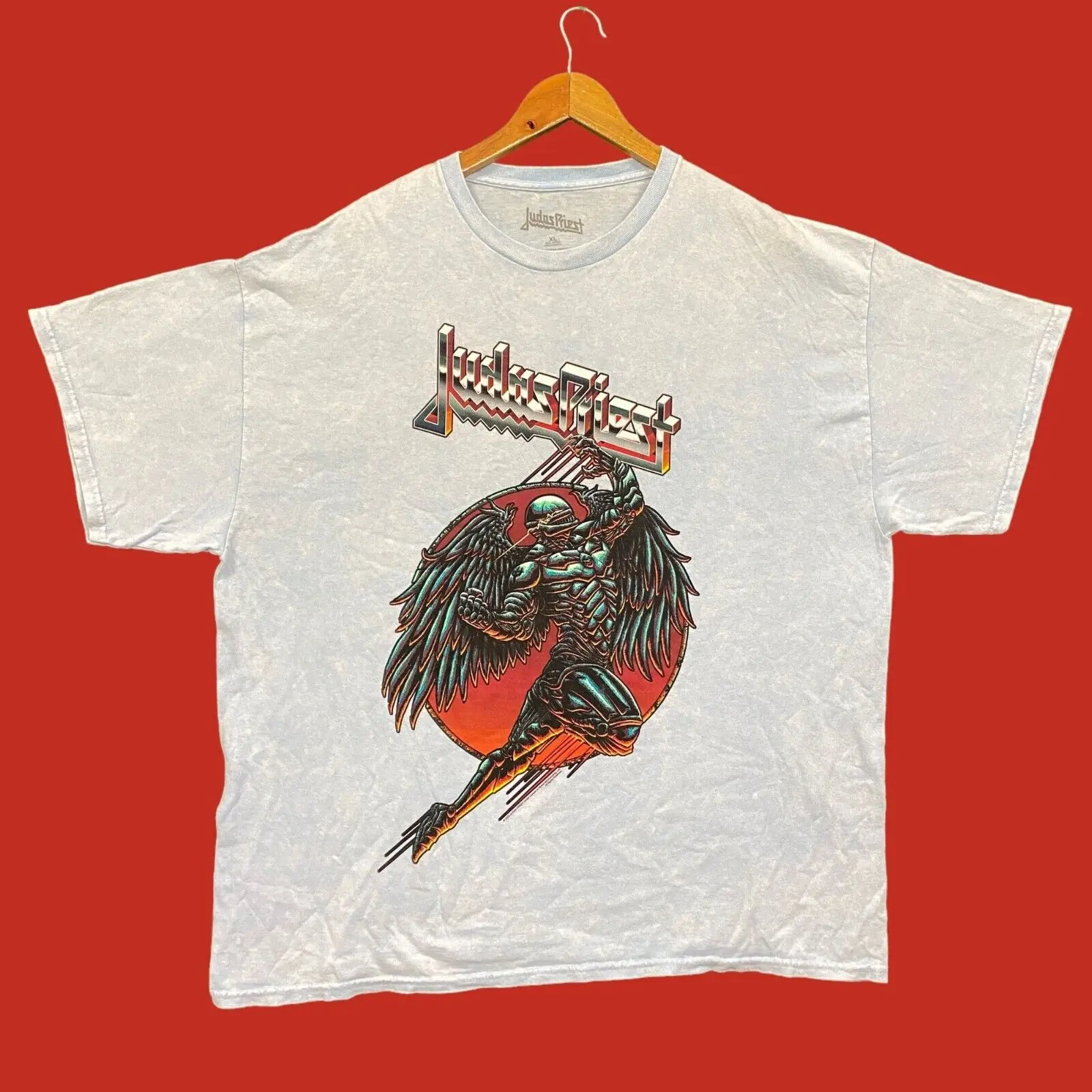 Maglietta Judas Priest Rock Taglia Extra Large Maniche Lunghe O Corte