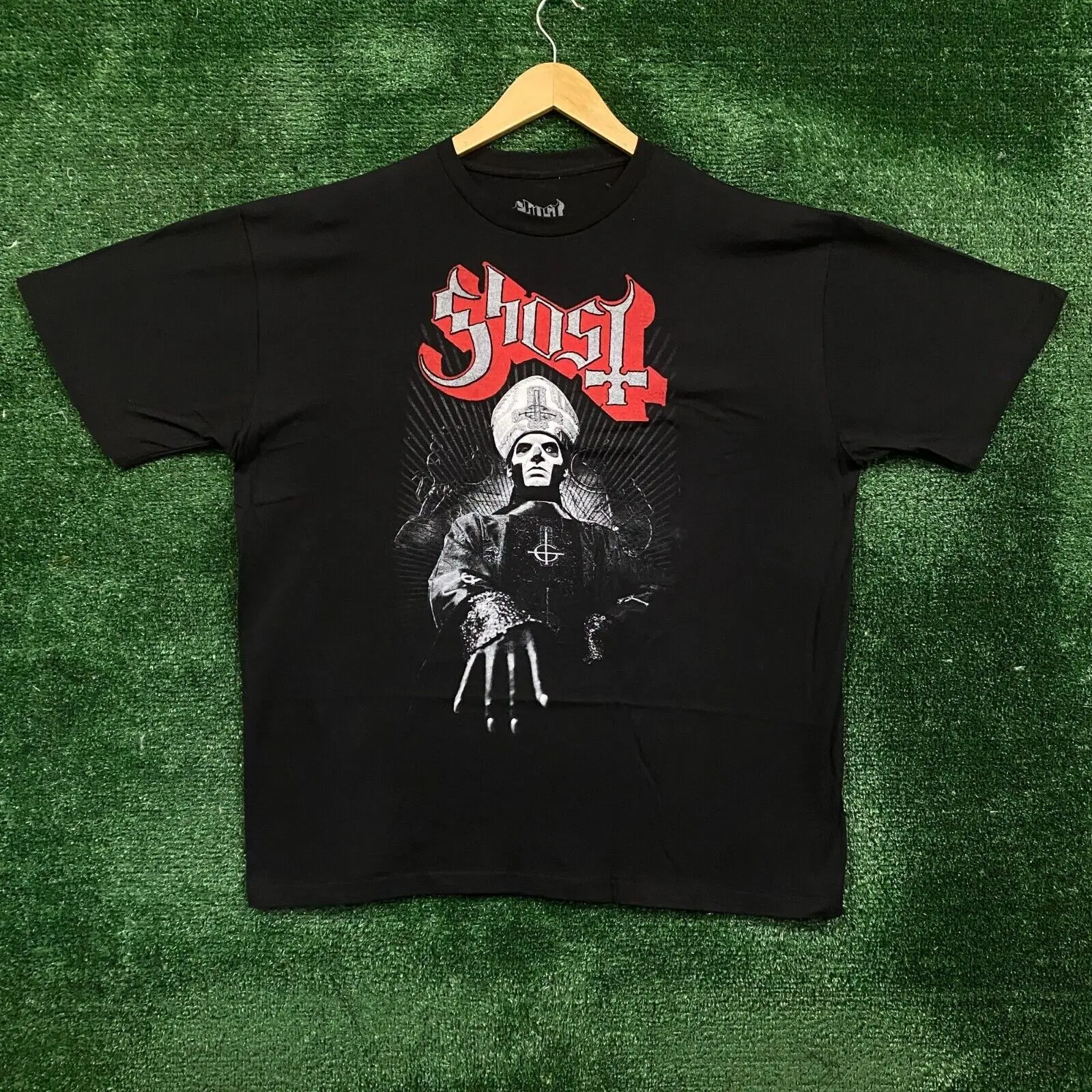 Ghost Papa Emeritus La Terza Maglietta Terzo Taglia Extra Large Maniche Lunghe O Corte