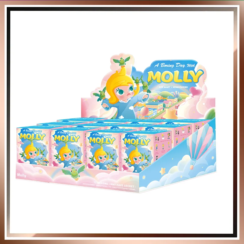 Spot Genuine Molly An Vacuum Day Series Blind Box Kawaii Mystery Box Office Desktop Room Decoration Regali Di Compleanno Di Natale