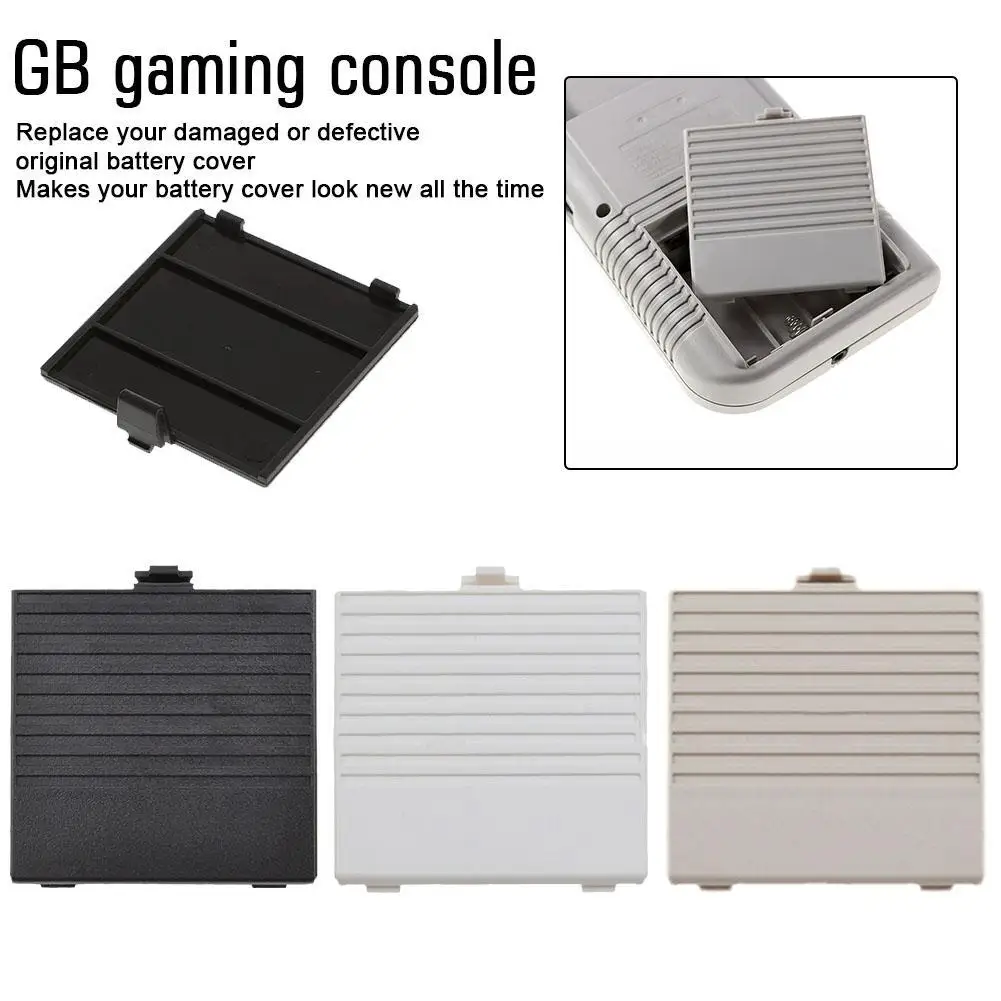 Per Game Boy Battery Cover Original Grey Back Clip Case Back Battery Coperchio Door Shell Classic Gb-Dmg Gbo Dropshipping