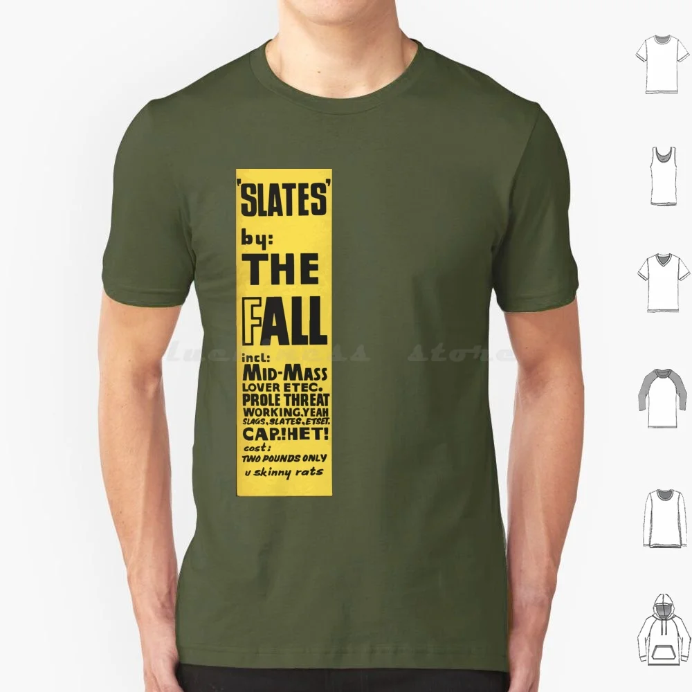 The Fall Band Mark E Smith Slates T Shirt Uomo Donna Bambini 6Xl The Fall Band Mark E Smith Slates The Fall Punk The Fall Group Hex