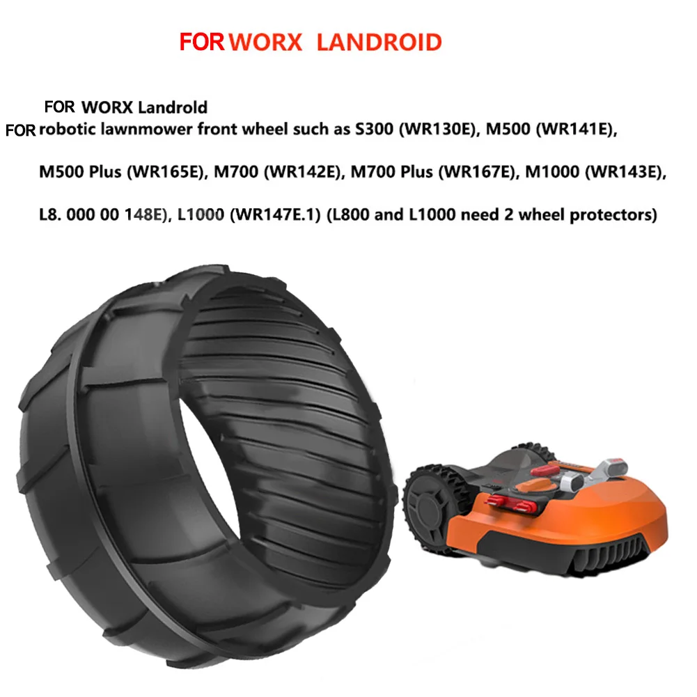 Protezione Ruota Xl Per Bici Anteriore Worx M500 M700 Ecc. Tuning Del Profilo Landroid Robot Tosaerba Ruota Anteriore Parti Di Attrezzi Da Giardino