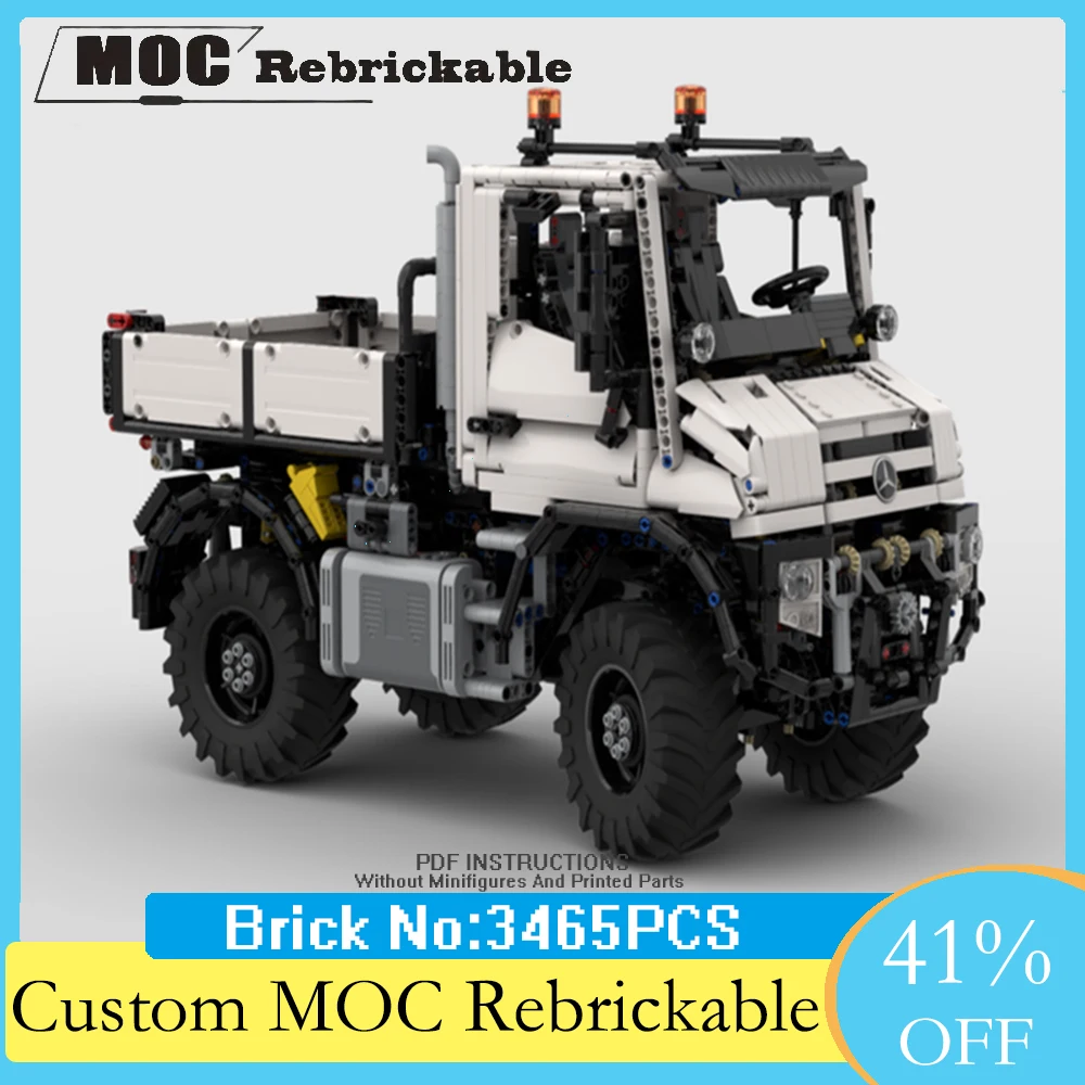 3465Pcs Rc 4X4 Unimog U535 Agrar Vehiclesbricks Compatibile Con 8110 Idee Creative Giocattolo Per Bambini Regalo Di Compleanno Blocchi Di Tecnologia