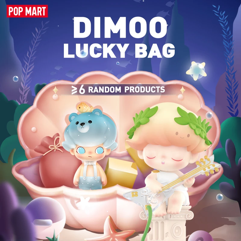 Pop Mart Dimoo Emozionante Borsa Fortunata Ottimo Rapporto Qualità-Prezzo Per Scatole Cieche Dimoo