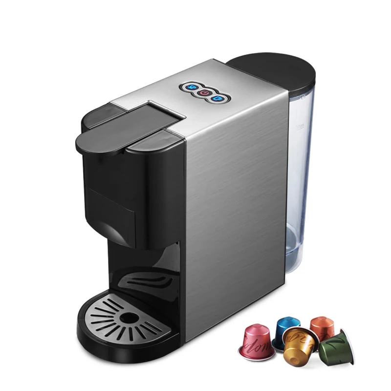 H3A Macchina Da Caffè 4 In1 Capsule Multiple Espresso Dolce Milk & Nespresso & Ese Pod & Powder Caffettiera Capook In Metallo Inossidabile