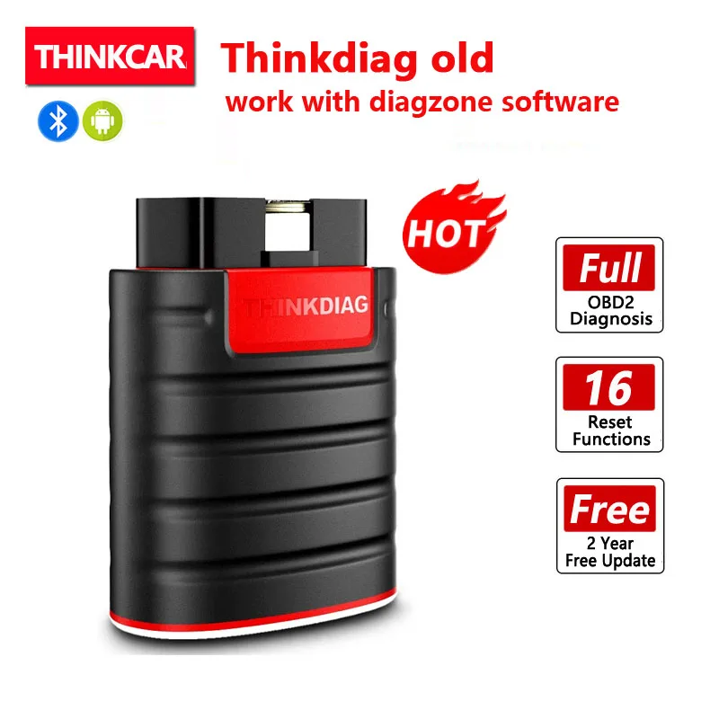 Thinkdiag Old Boot Thinkdiag Diagzone Version Support All Car 16 Reset Service Lettore Di Codici Obd2 Strumento Scanner Bluetooth Pk Ediag