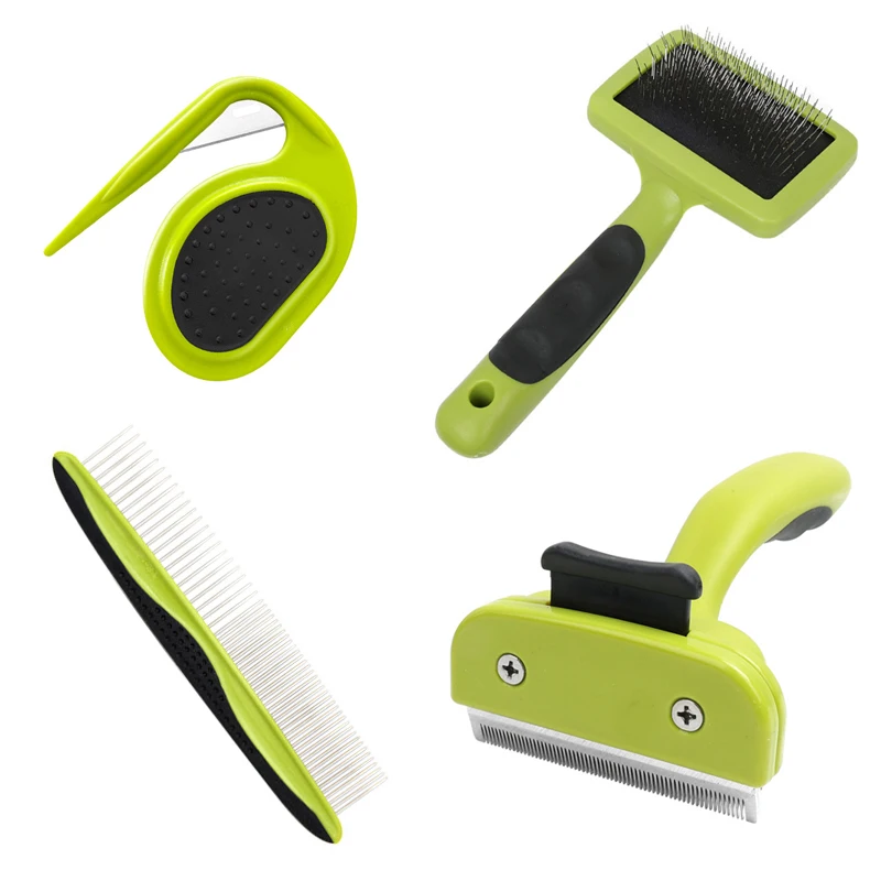 New Dog Hair Remover Brush Pet Open Knot Comb Cat Puppy Hair Fur Spargimento Grooming Trimmer Pettine Blade Comb Cat Brush